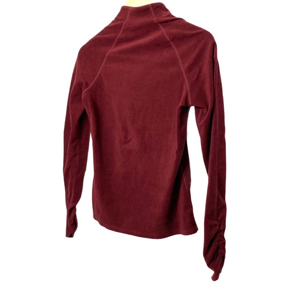 Fabletics Lexi Long Sleeve Ruched Turtleneck Red XS - Picture 8 of 8